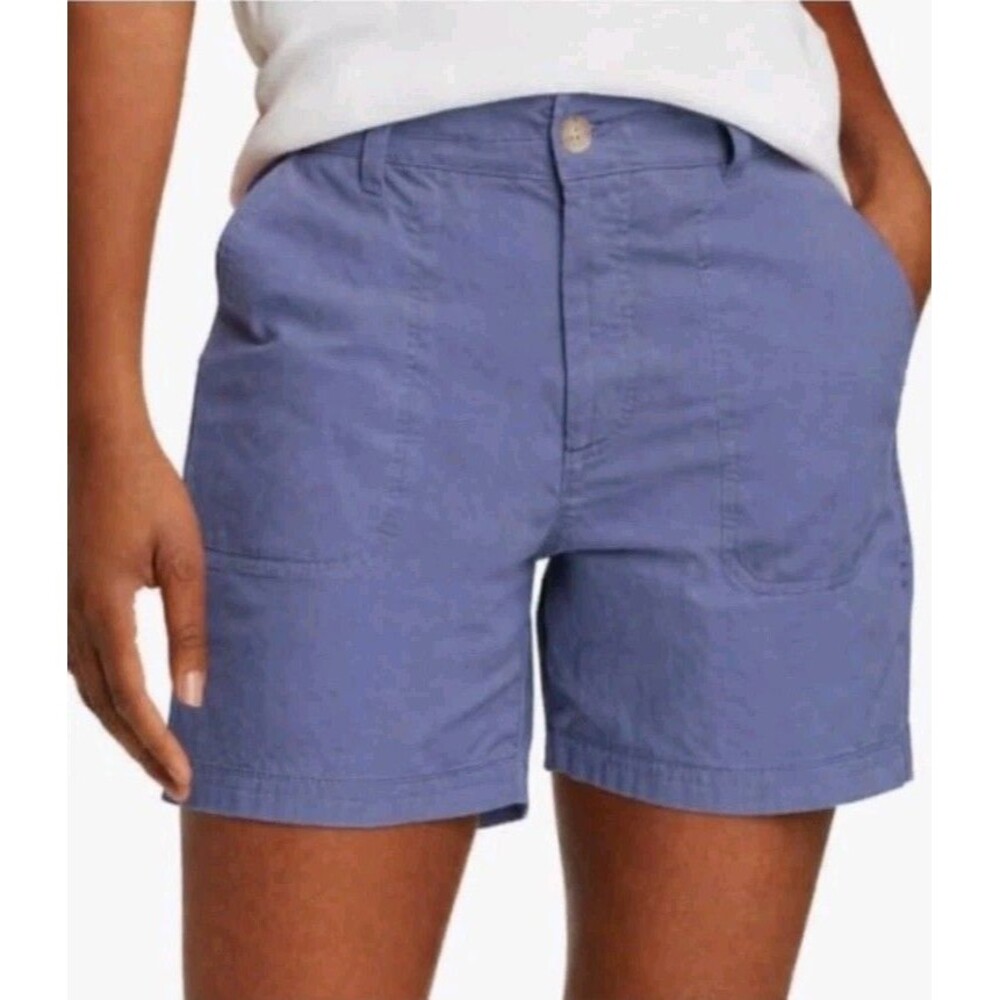 Eddie Bauer Women's Ripstop Performance Short Outdoor Active Shorts Size 12 Blue